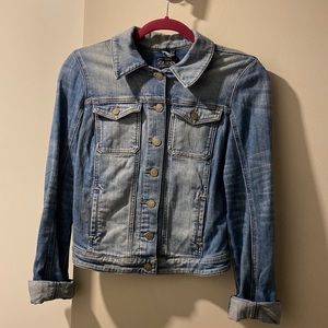 Guess denim cropped jacket, small